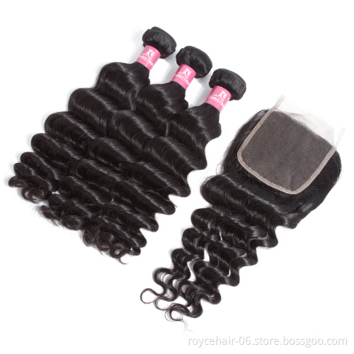 High Quality Natural Wave Virgin Brazilian Human Hair Frontal Lace Closure